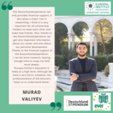Vorstellung Testimonial und Foto von Murad Valiyev